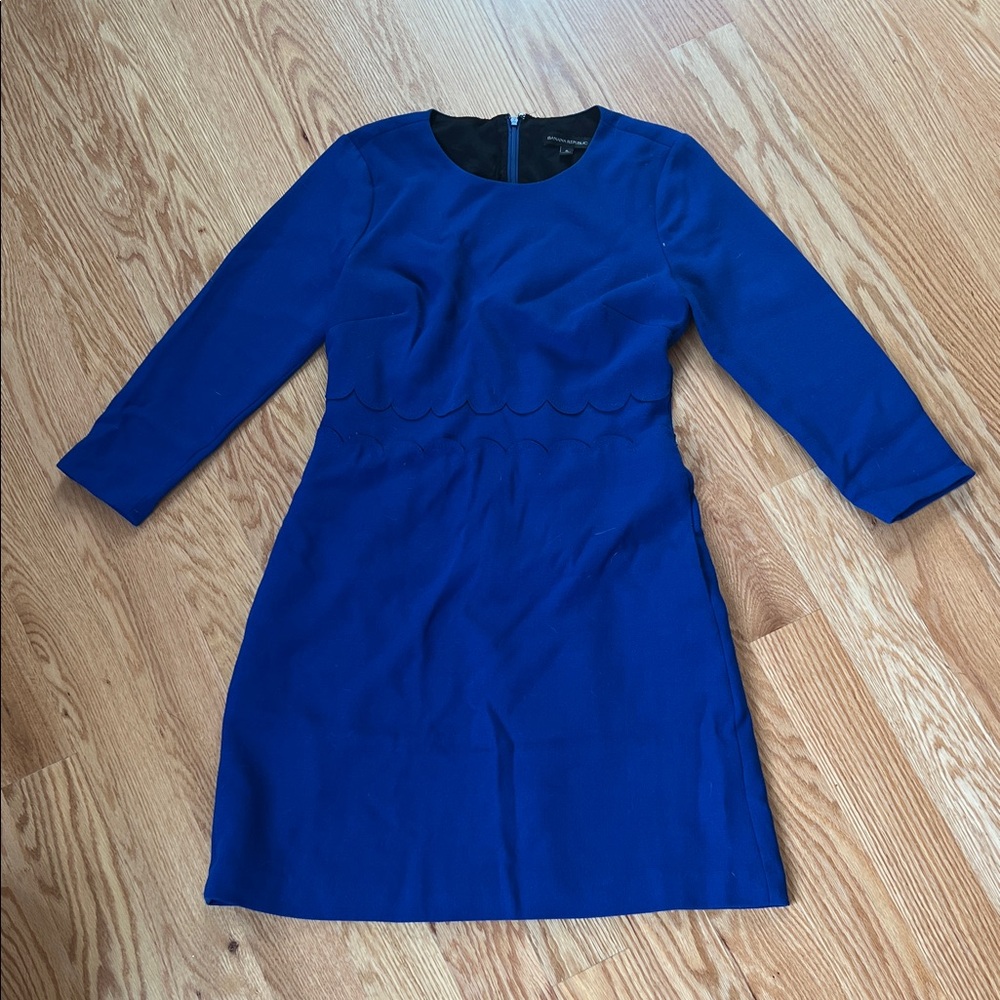 Banana Republic Royal Blue Long Sleeve Dress